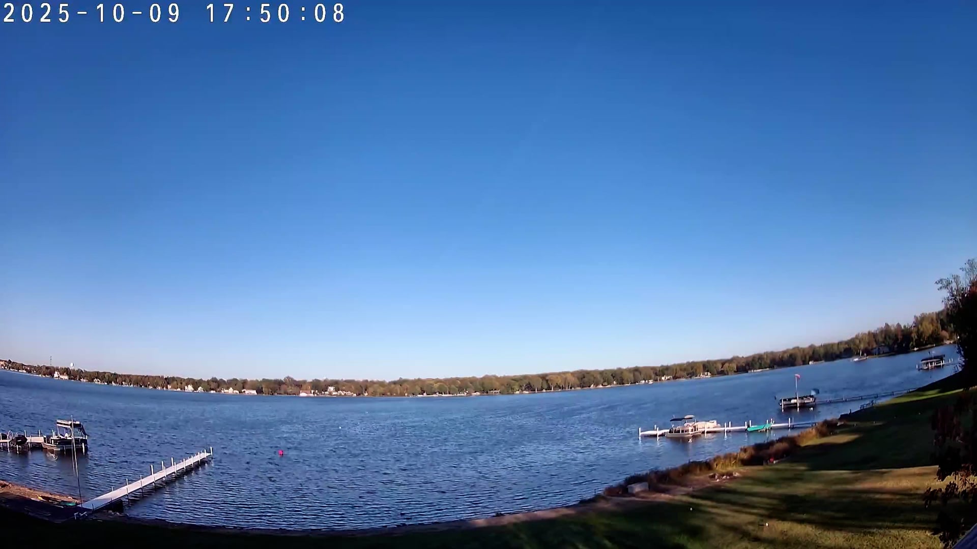 Winona Lake Sunset — October 9, 2025