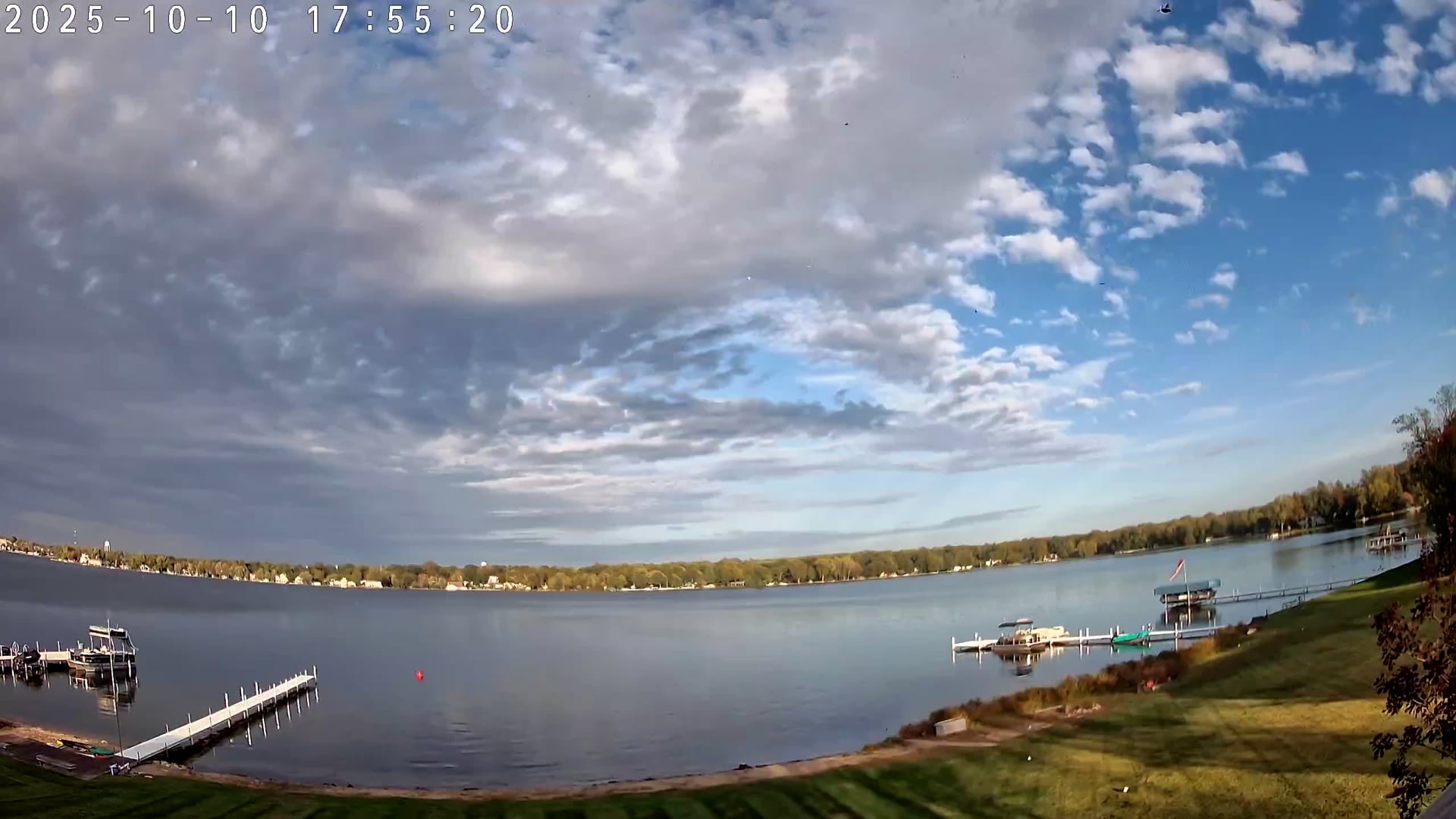 Winona Lake Sunset — October 10, 2025