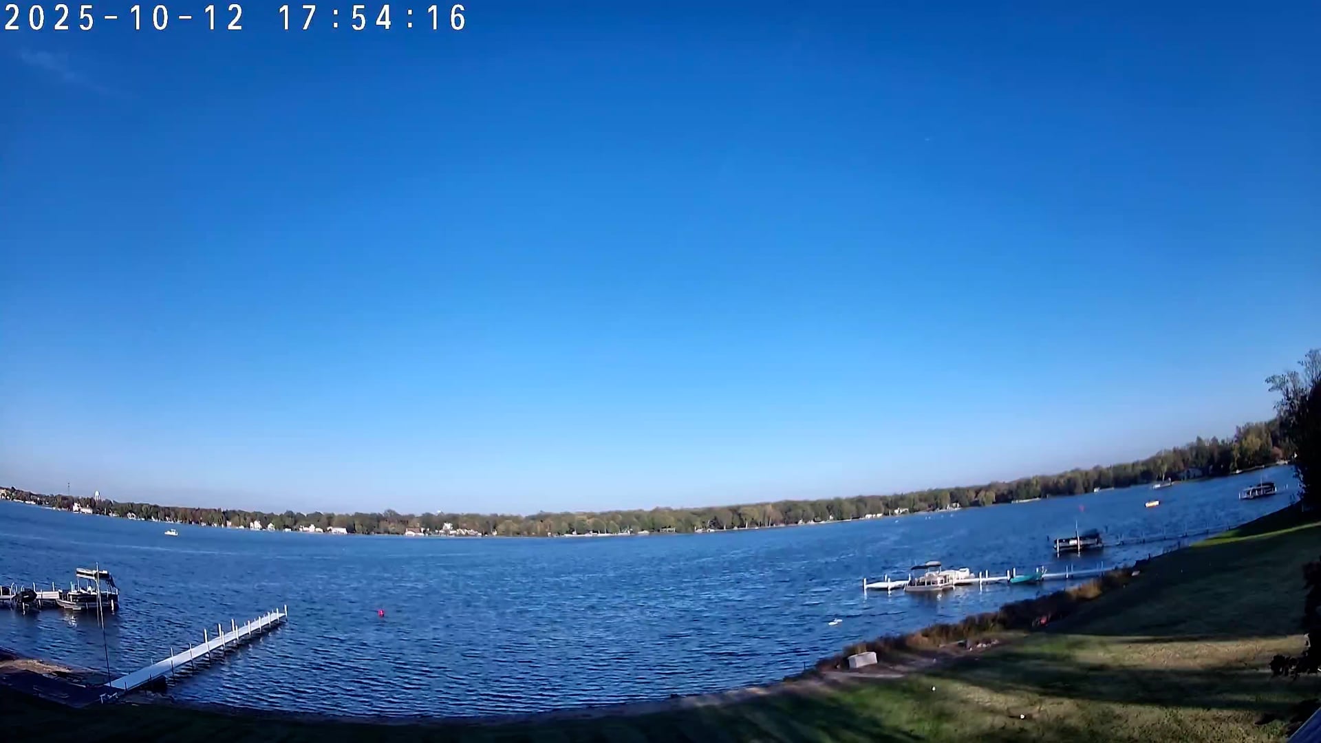 Winona Lake Sunset — October 12, 2025