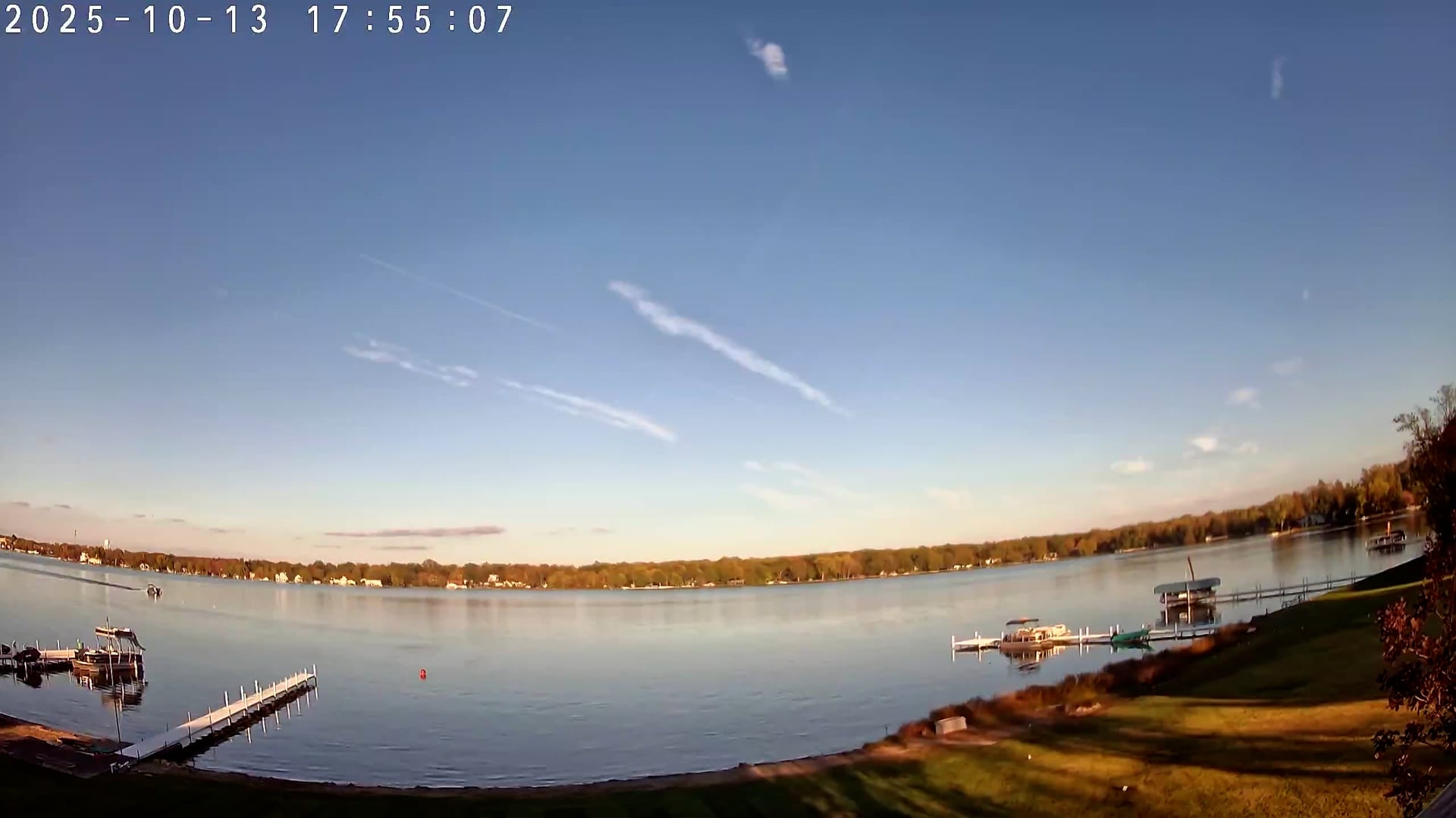Winona Lake Sunset — October 13, 2025