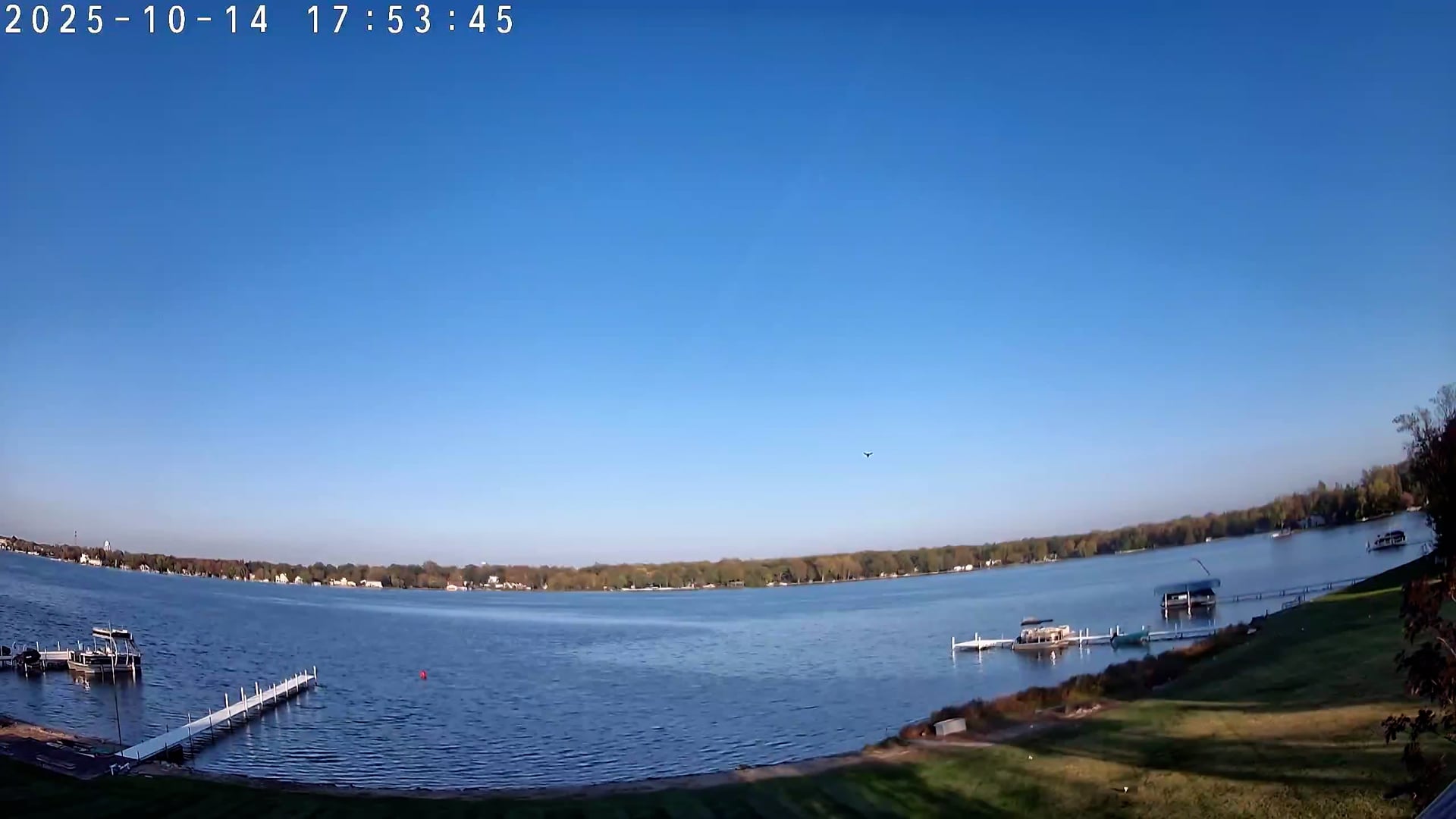 Winona Lake Sunset — October 14, 2025