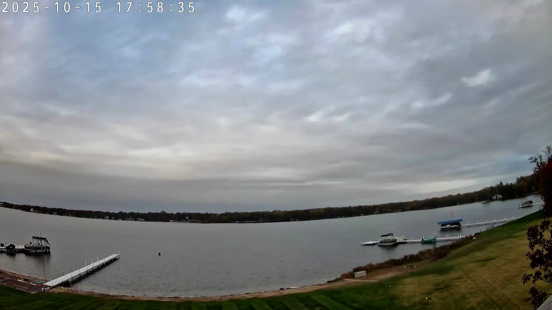 Winona Lake Sunset — October 15, 2025
