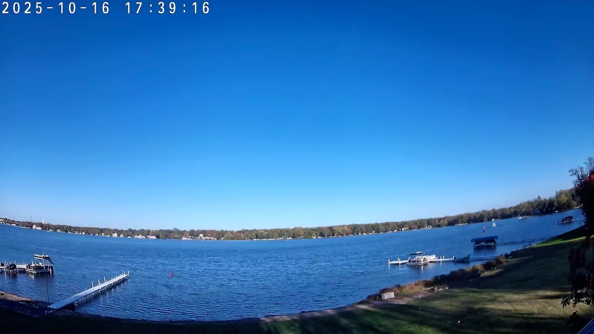 Winona Lake Sunset — October 16, 2025