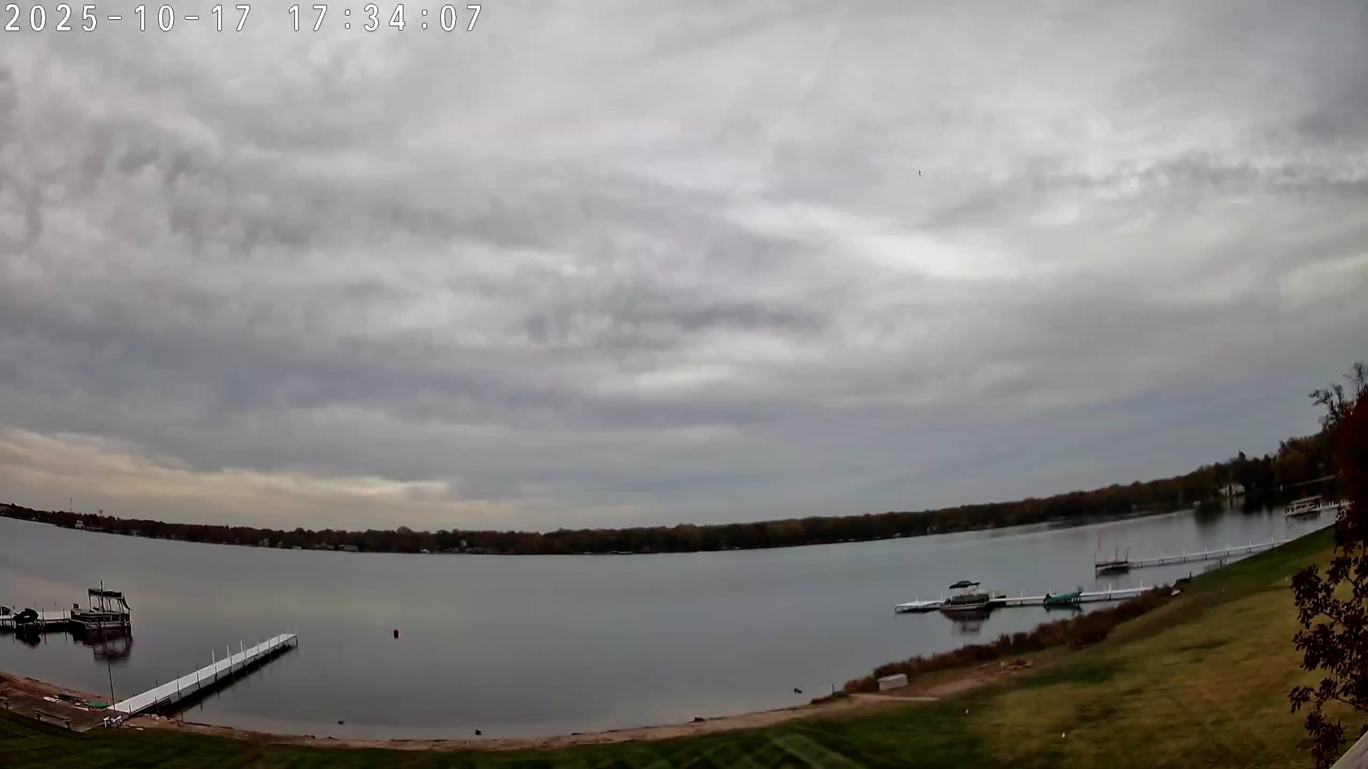 Winona Lake Sunset — October 17, 2025