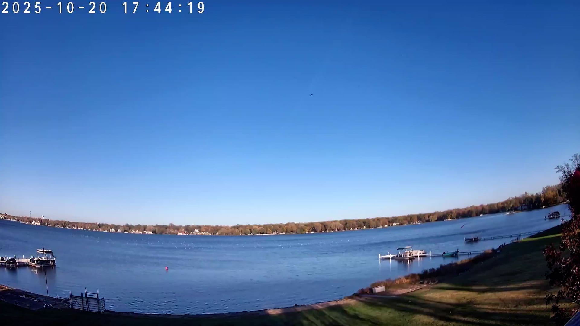 Winona Lake Sunset — October 20, 2025