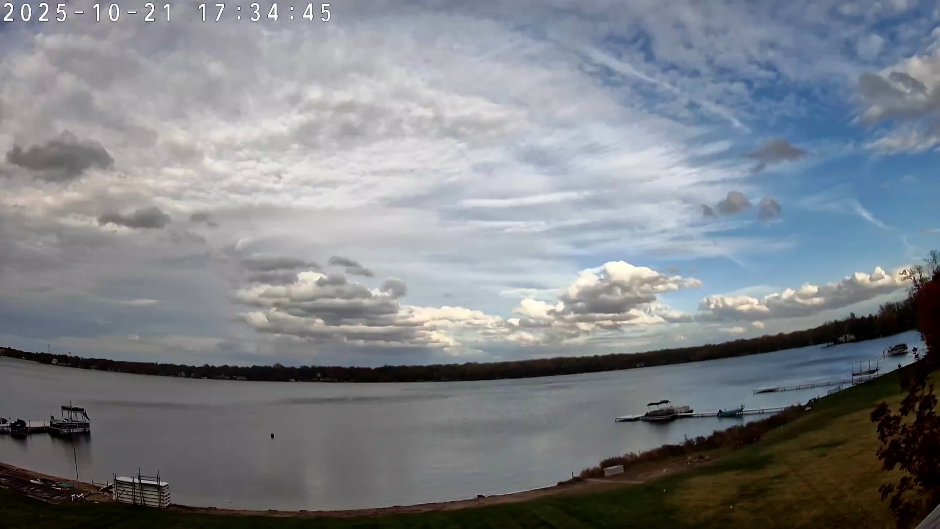 Winona Lake Sunset — October 21, 2025