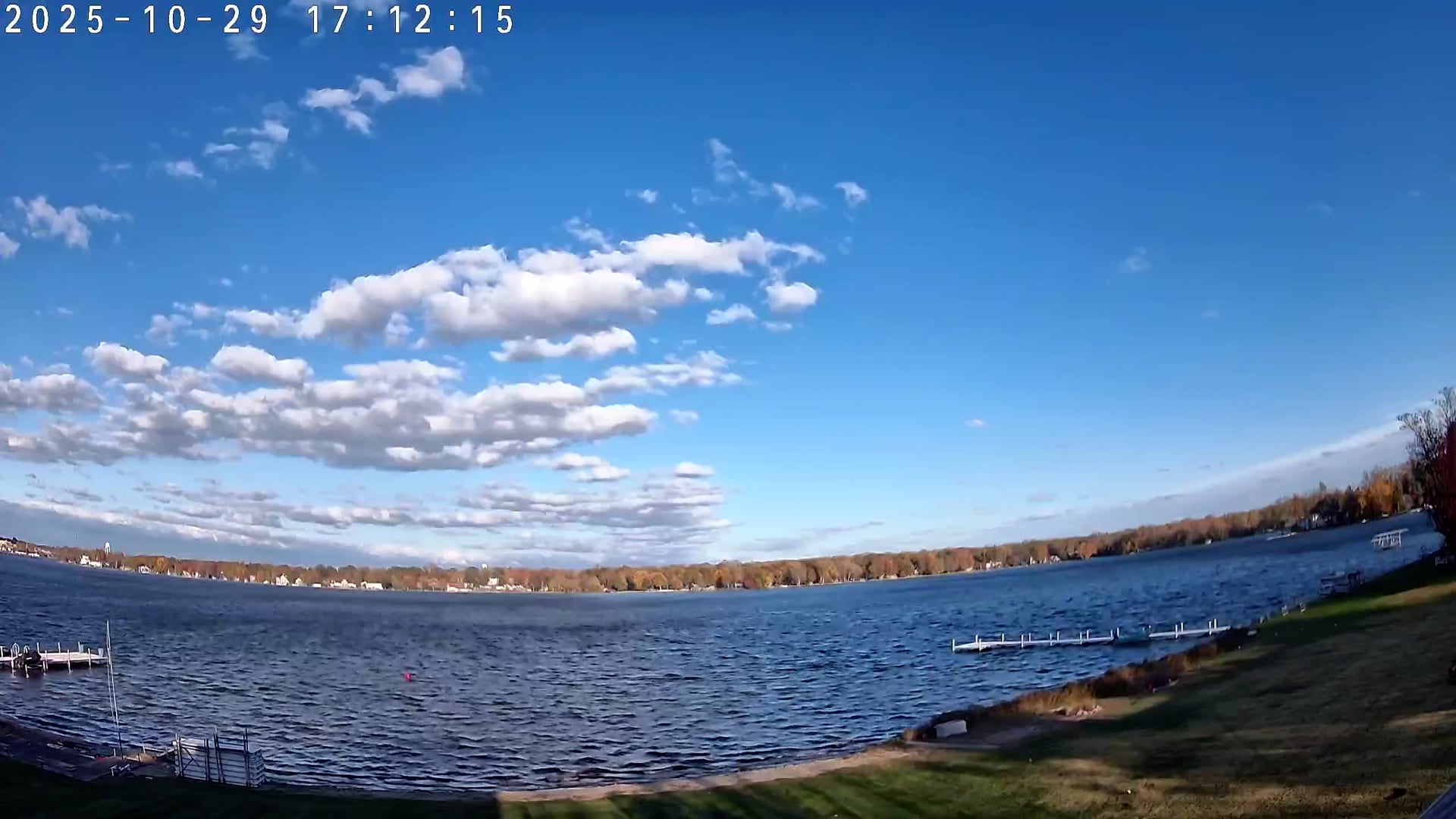 Winona Lake Sunset — October 29, 2025