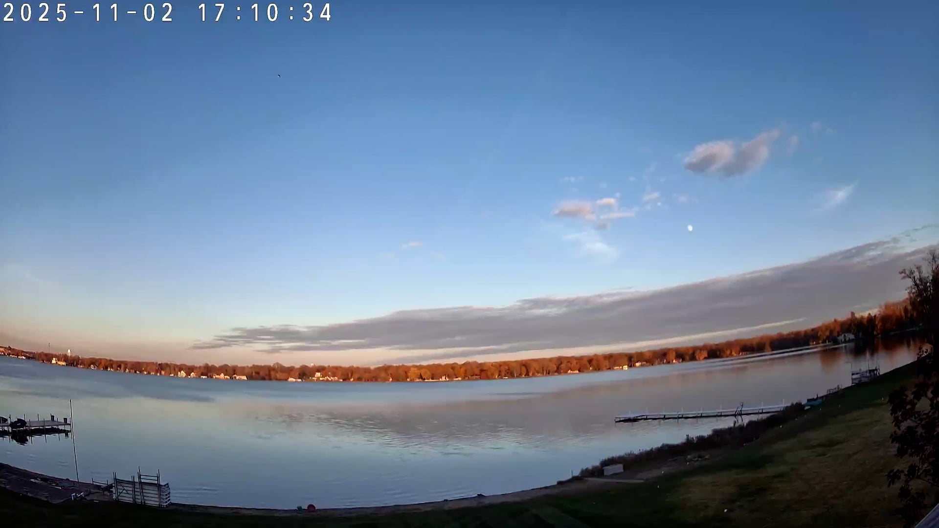 Winona Lake Sunset — November 2, 2025