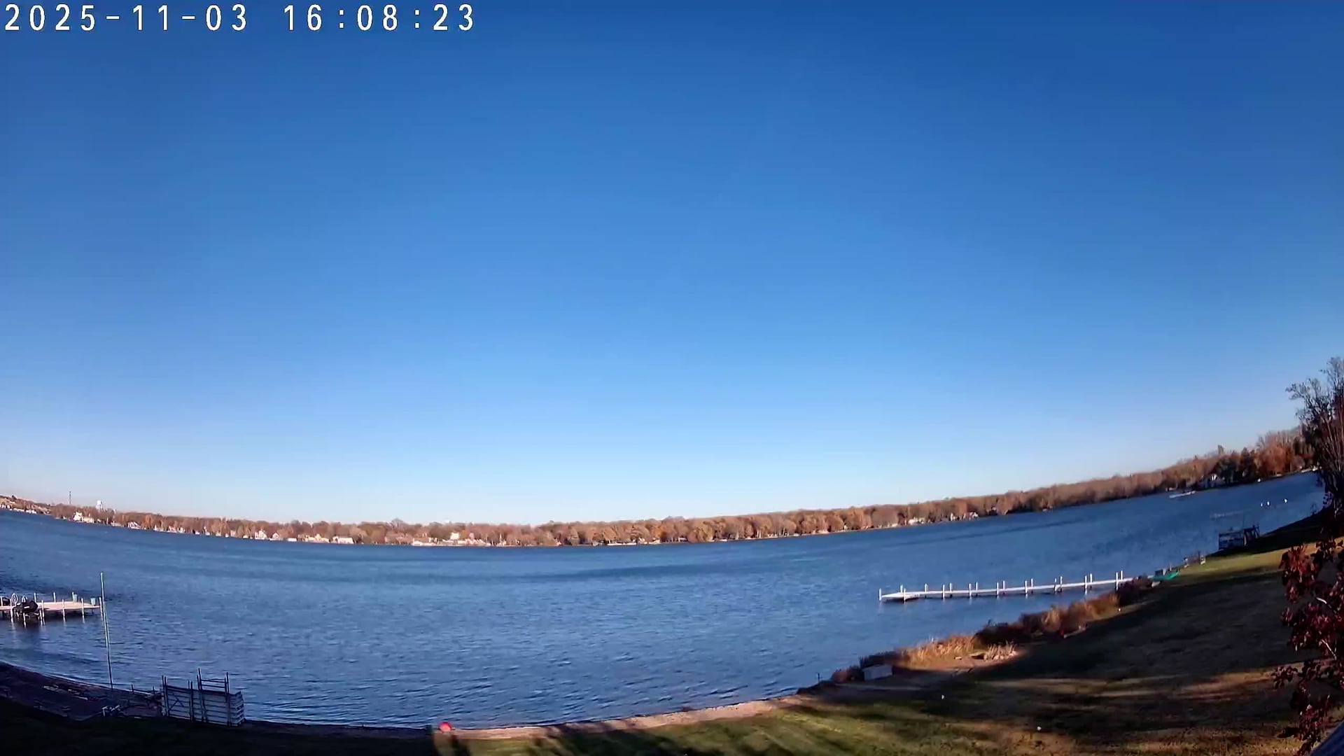 Winona Lake Sunset — November 3, 2025