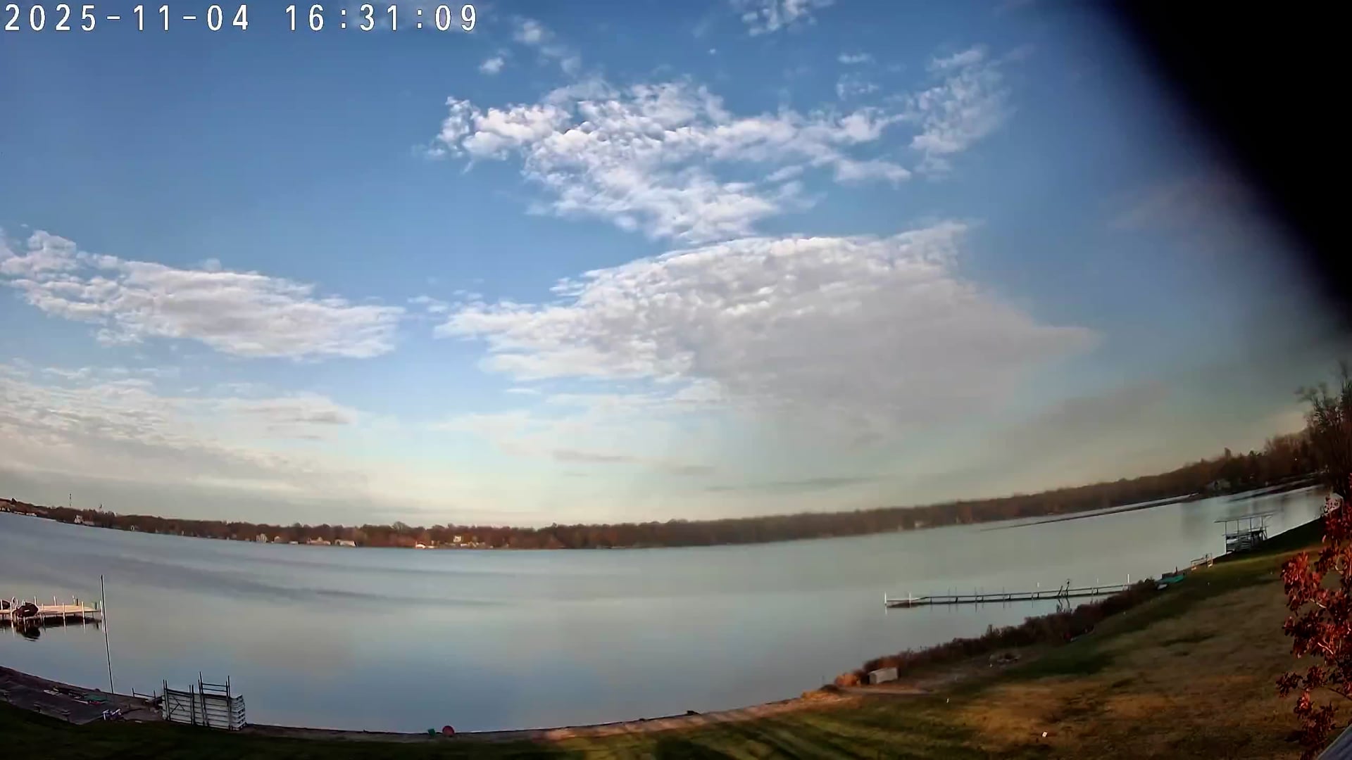 Winona Lake Sunset — November 4, 2025