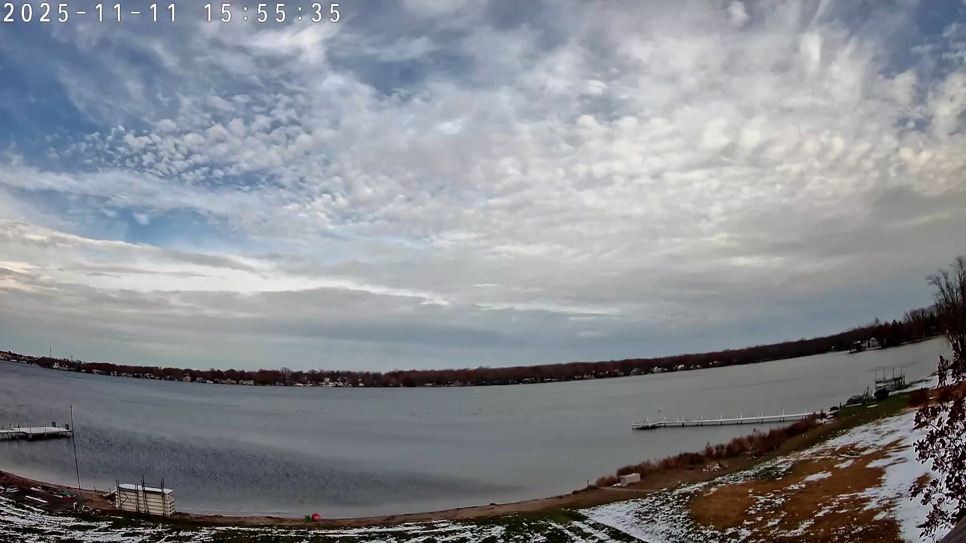 Winona Lake Sunset — November 11, 2025