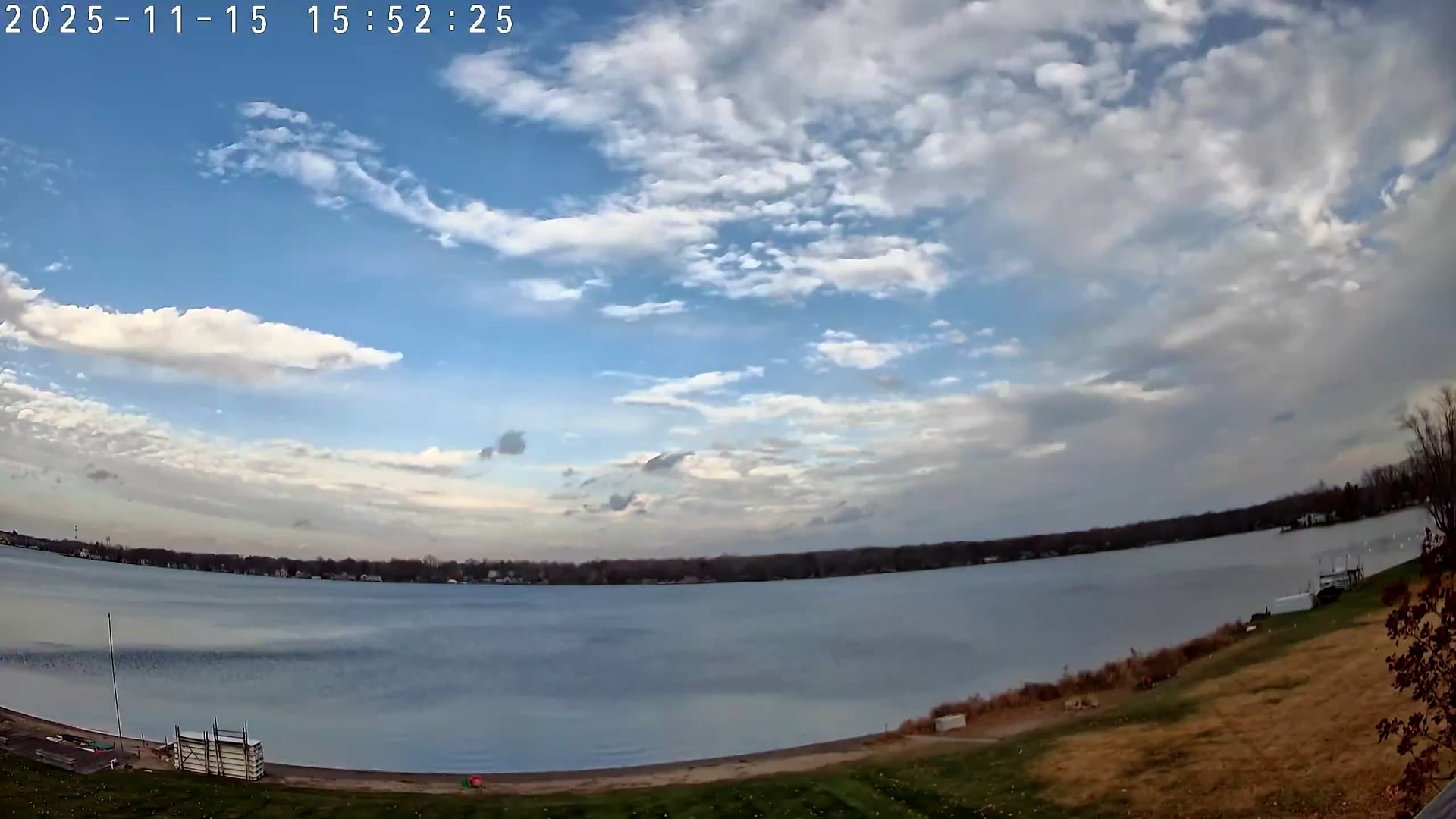 Winona Lake Sunset — November 15, 2025