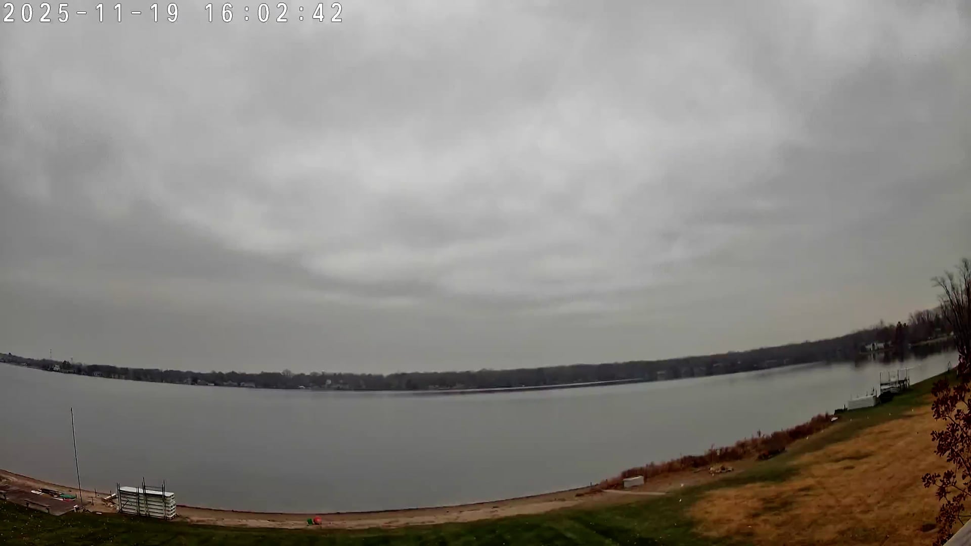Winona Lake Sunset — November 19, 2025