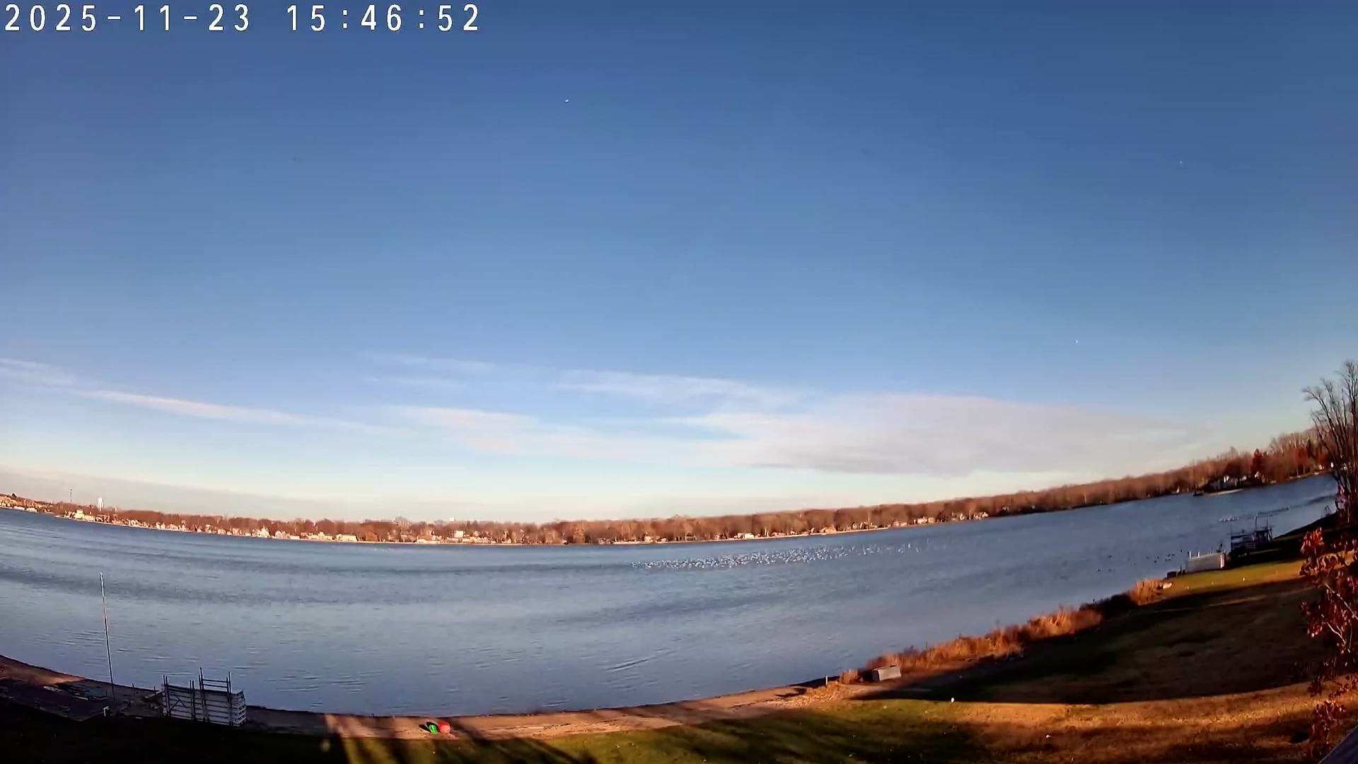 Winona Lake Sunset — November 23, 2025