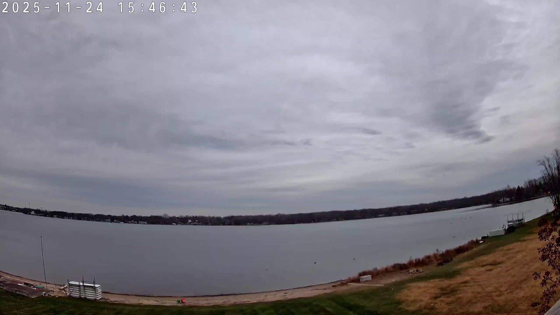 Winona Lake Sunset — November 24, 2025