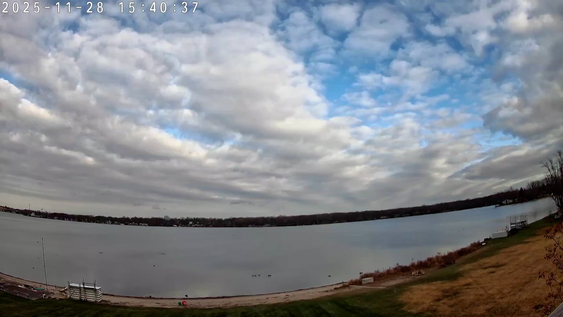 Winona Lake Sunset — November 28, 2025