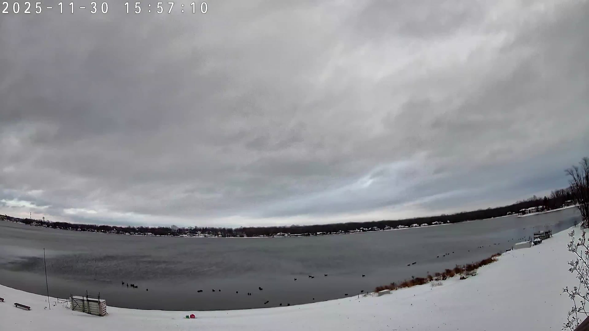 Winona Lake Sunset — November 30, 2025