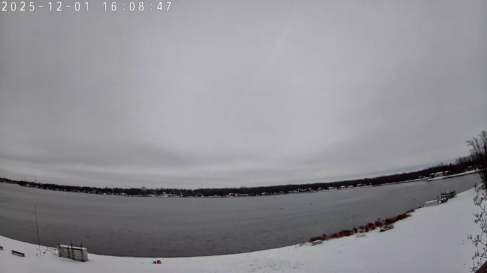Winona Lake Sunset — December 1, 2025