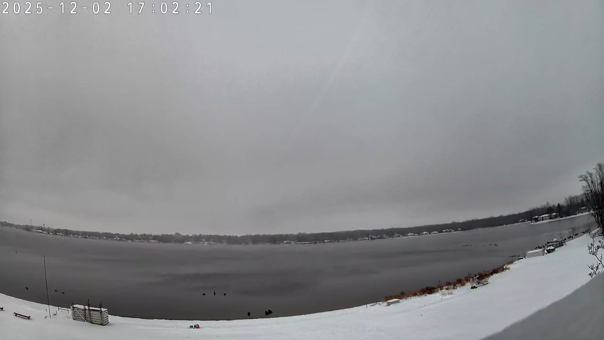 Winona Lake Sunset — December 2, 2025