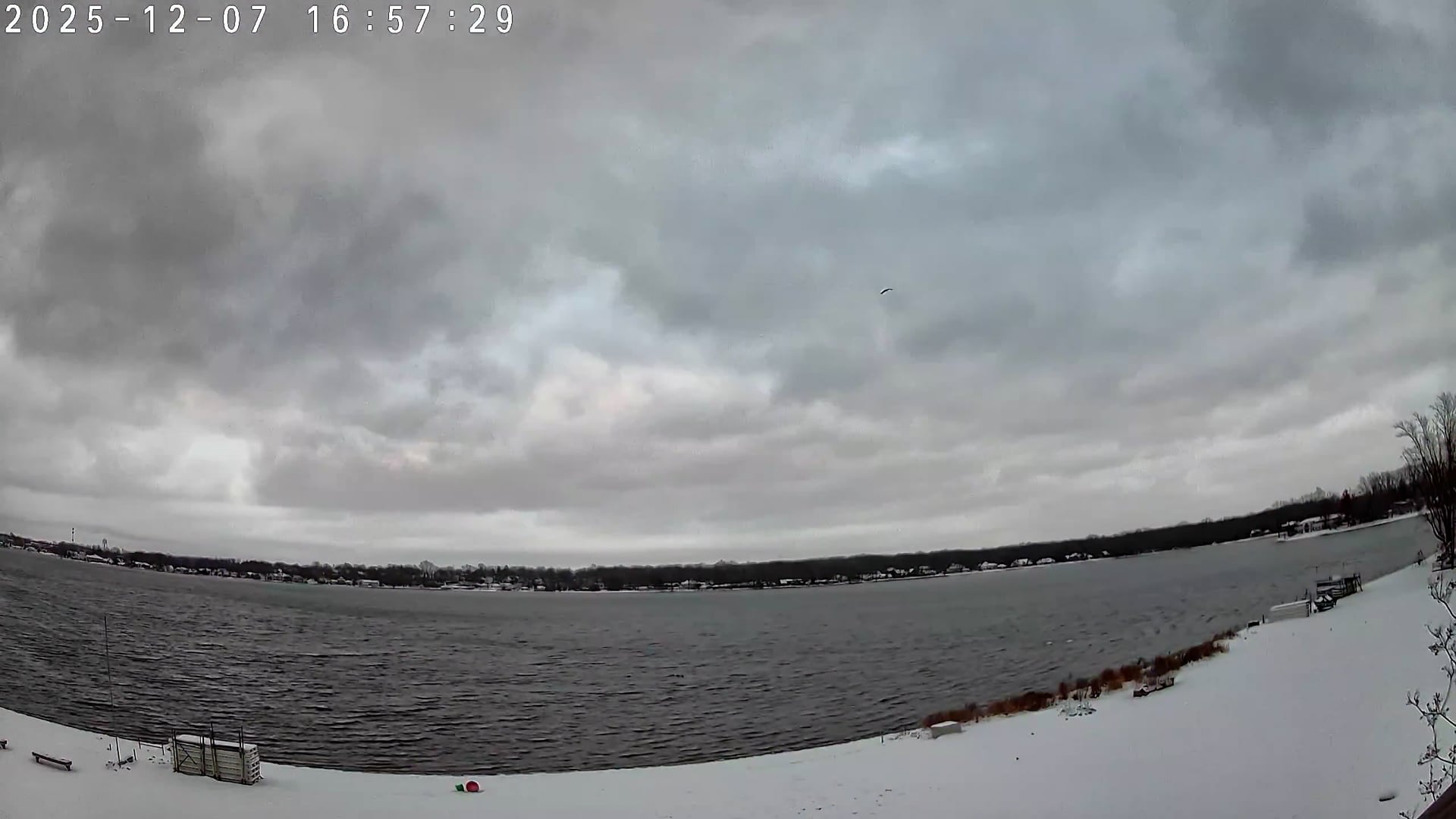 Winona Lake Sunset — December 7, 2025