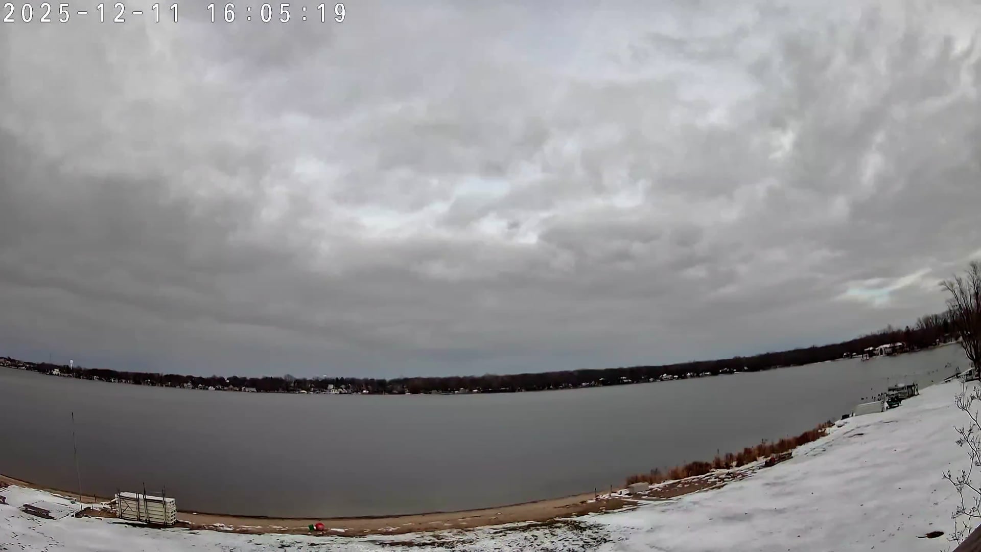 Winona Lake Sunset — December 11, 2025