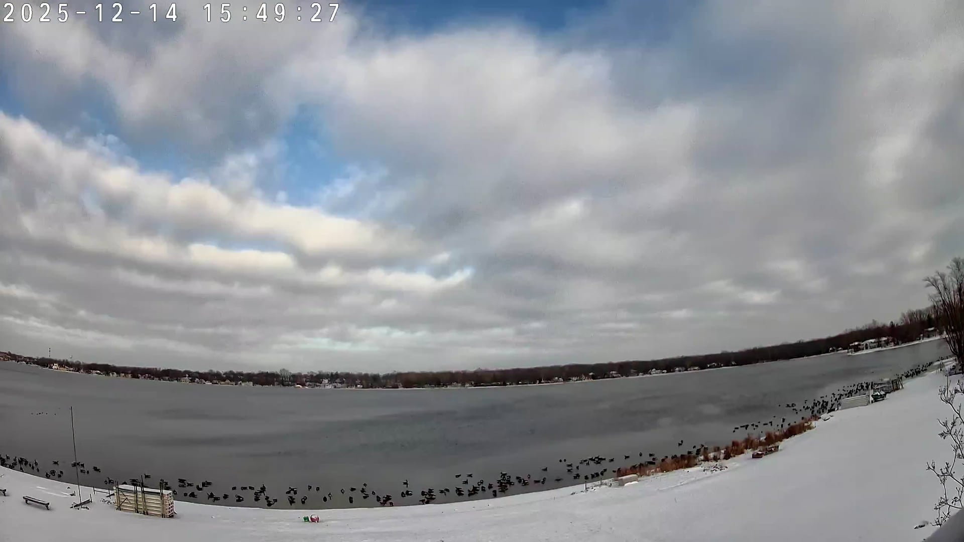 Winona Lake Sunset — December 14, 2025