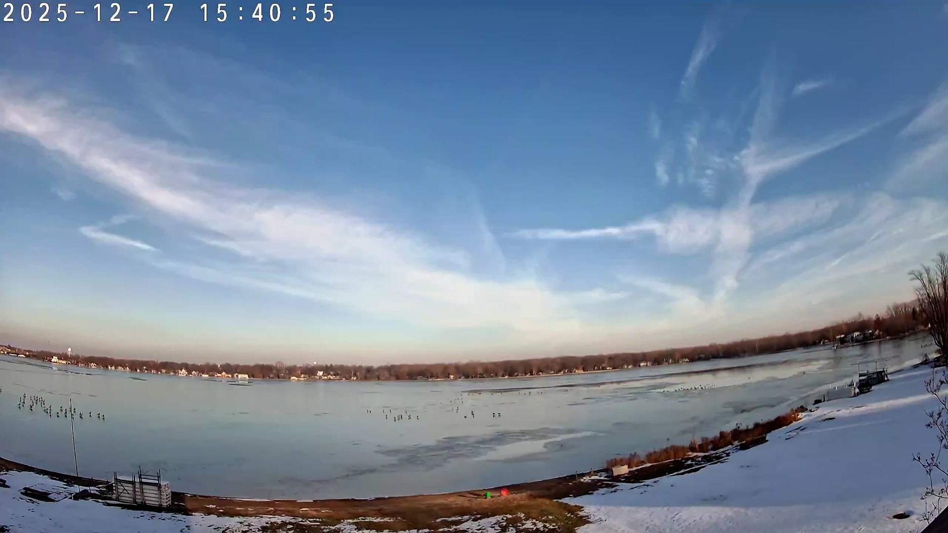 Winona Lake Sunset — December 17, 2025
