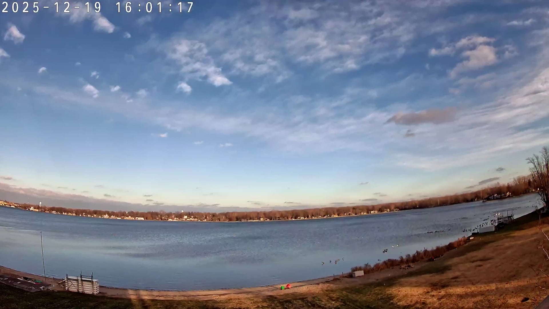 Winona Lake Sunset — December 19, 2025