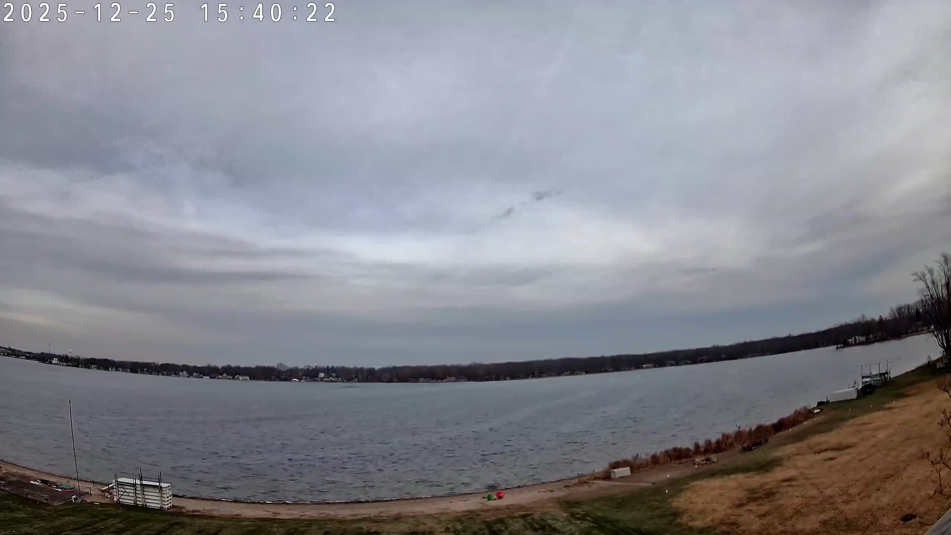 Winona Lake Sunset — December 25, 2025