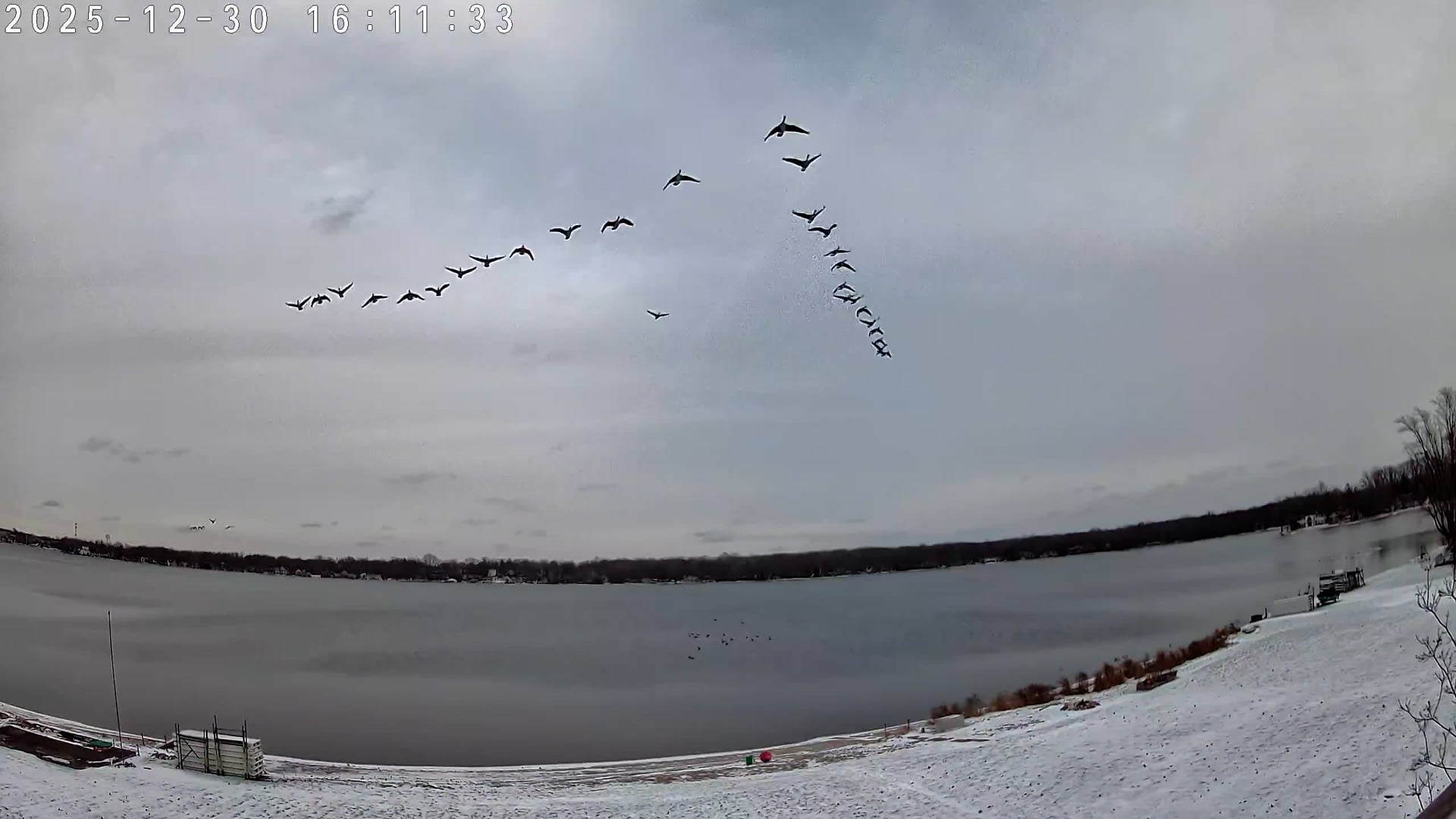 Winona Lake Sunset — December 30, 2025