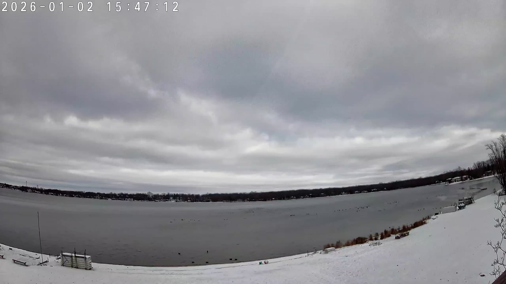 Winona Lake Sunset — January 2, 2026