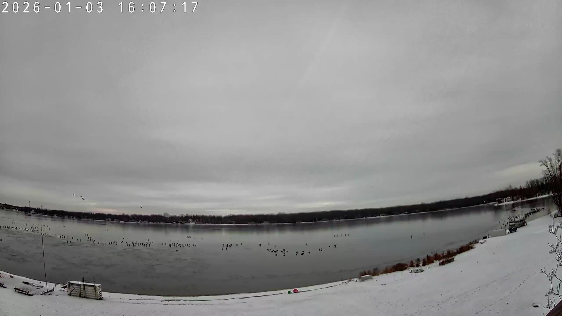 Winona Lake Sunset — January 3, 2026