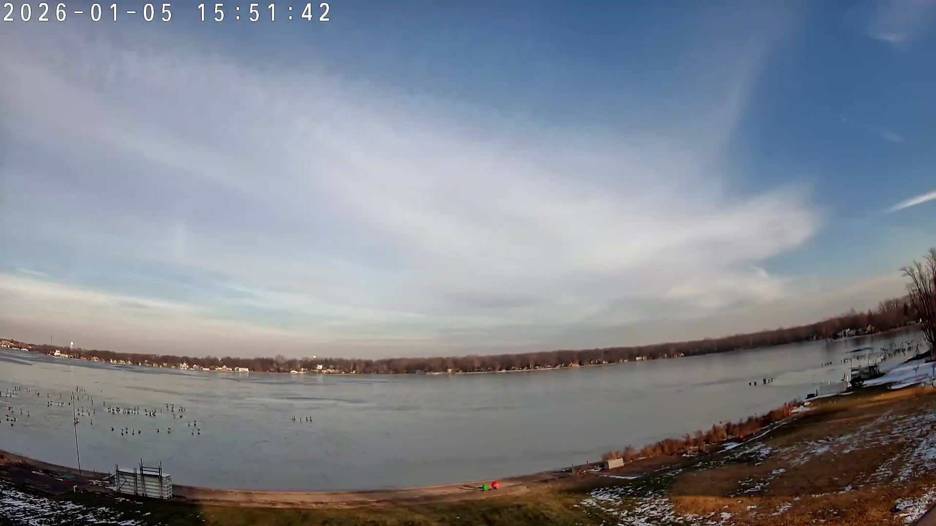 Winona Lake Sunset — January 5, 2026