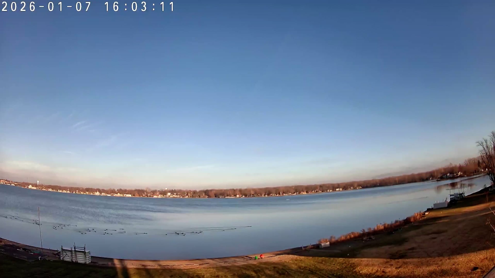 Winona Lake Sunset — January 7, 2026