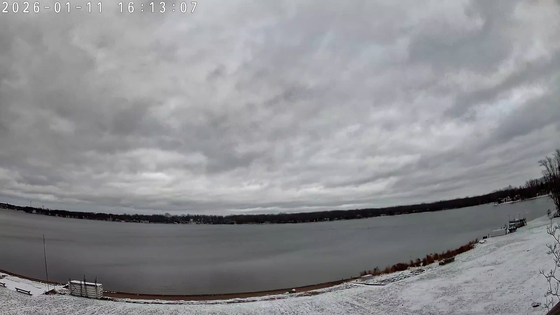 Winona Lake Sunset — January 11, 2026