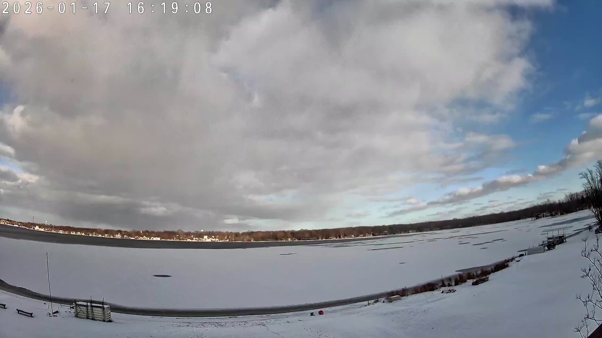 Winona Lake Sunset — January 17, 2026