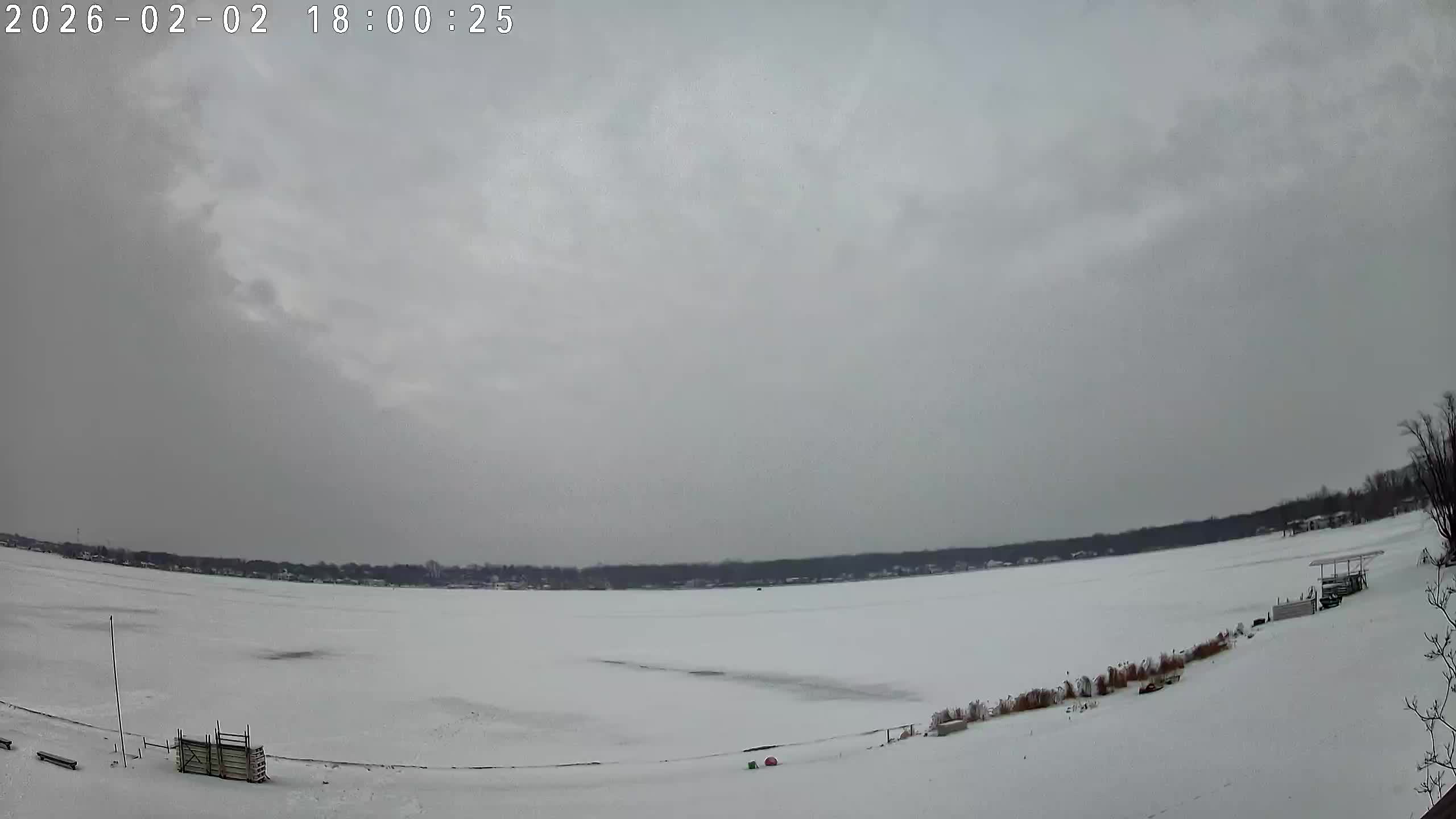Winona Lake Sunset — February 2, 2026