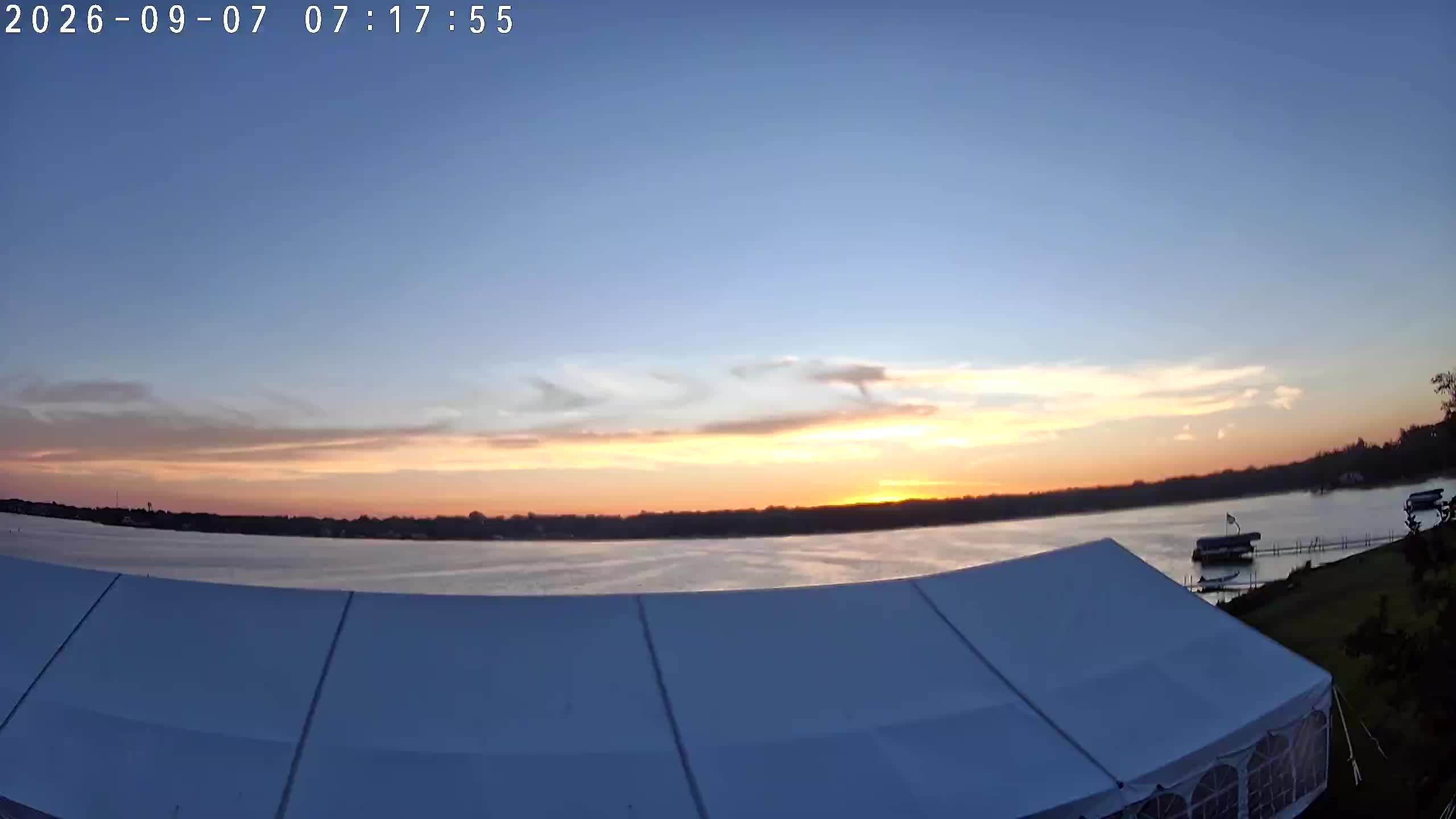 Winona Lake Sunrise — September 7, 2026