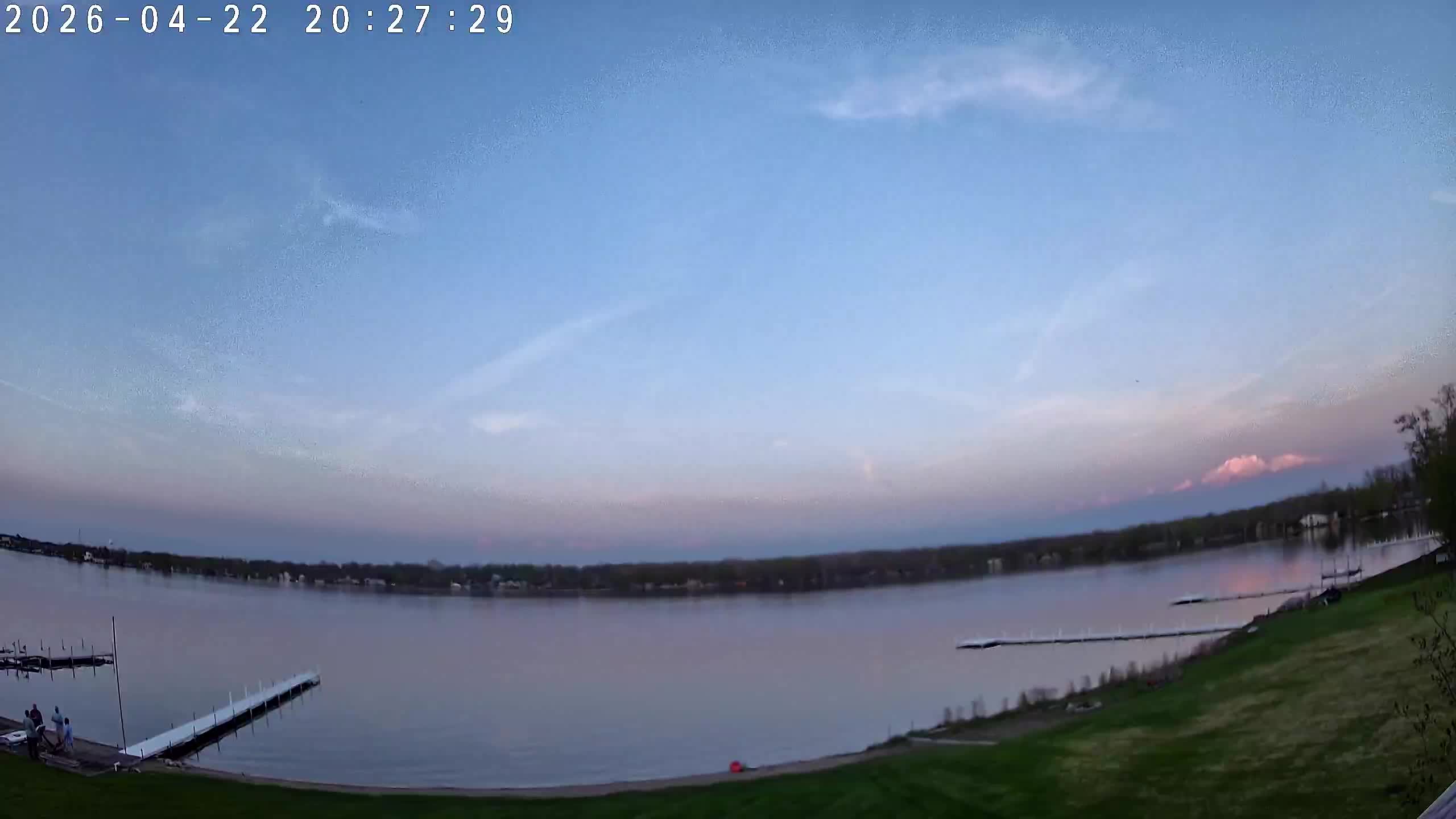 Winona Lake Sunset — April 22, 2026