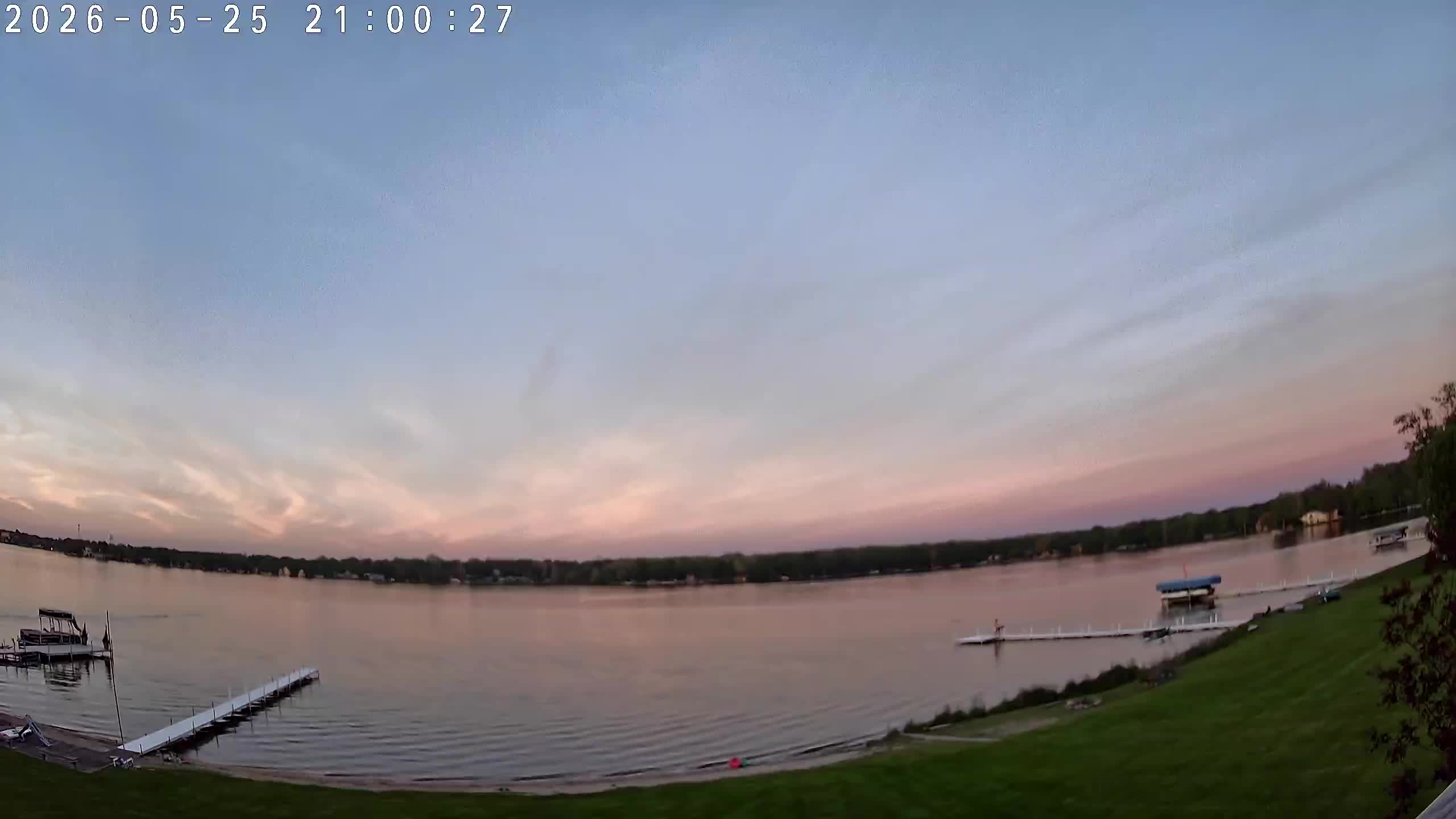 Winona Lake Sunset — May 25, 2026