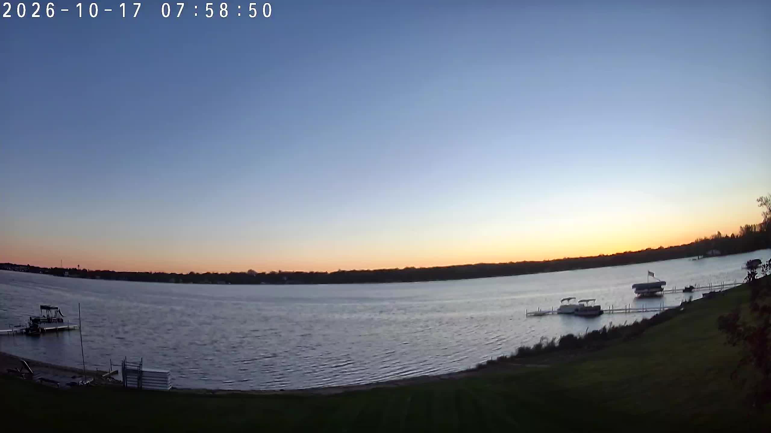 Winona Lake Sunrise — October 17, 2026