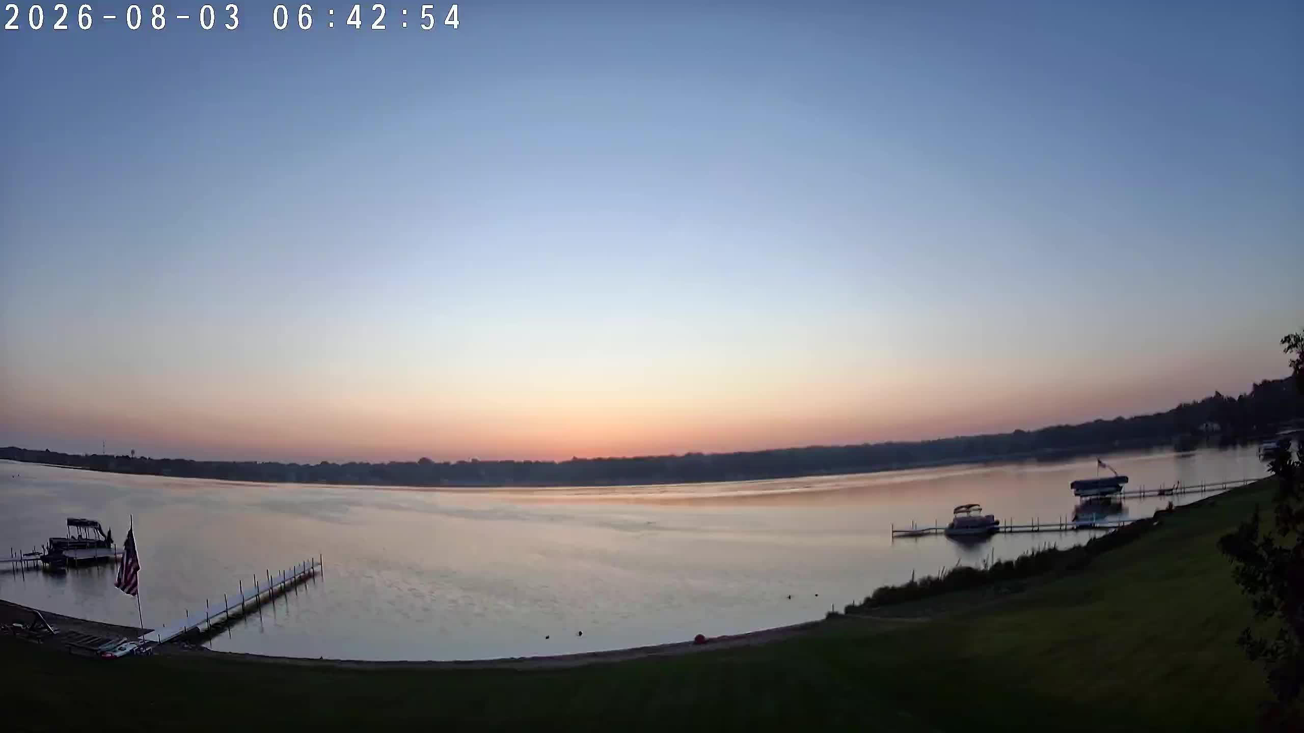 Winona Lake Sunrise — August 3, 2026