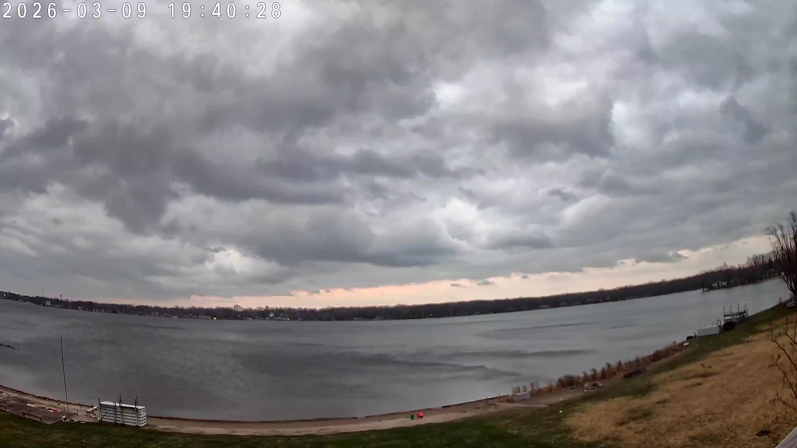 Winona Lake Sunset — March 9, 2026