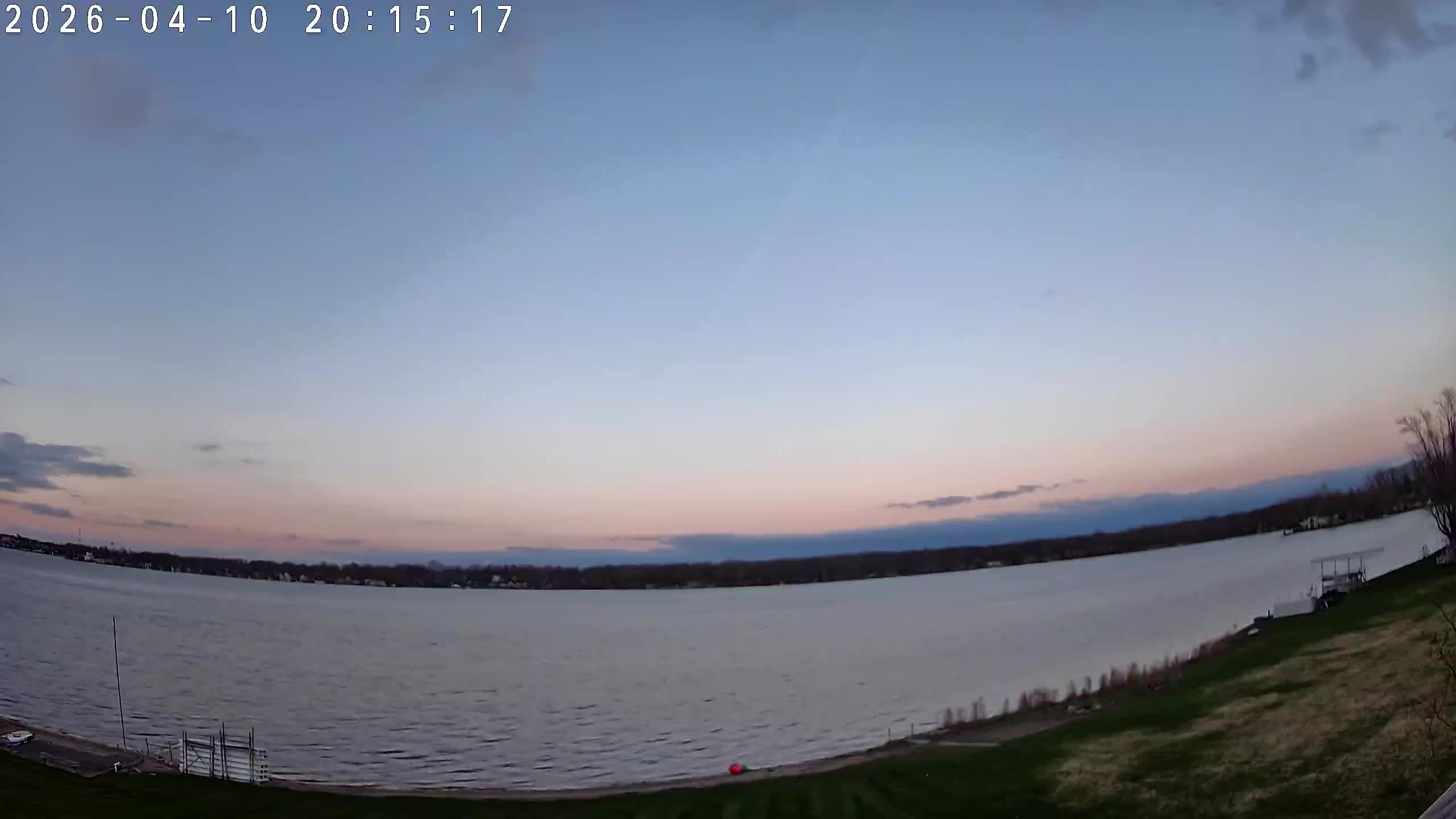 Winona Lake Sunset — April 10, 2026
