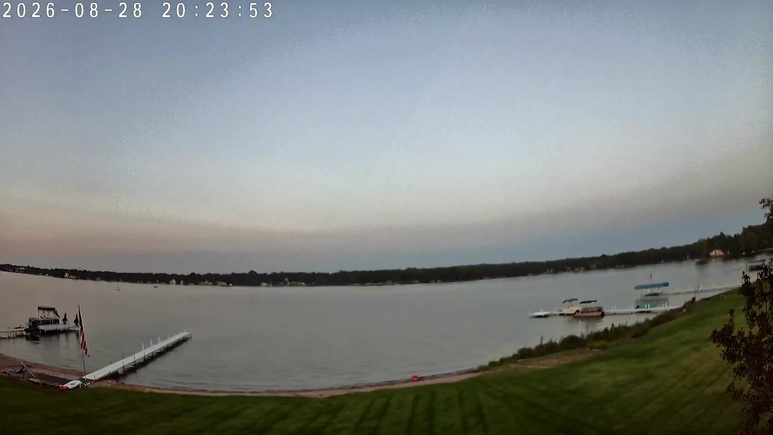 Winona Lake Sunset — August 28, 2026
