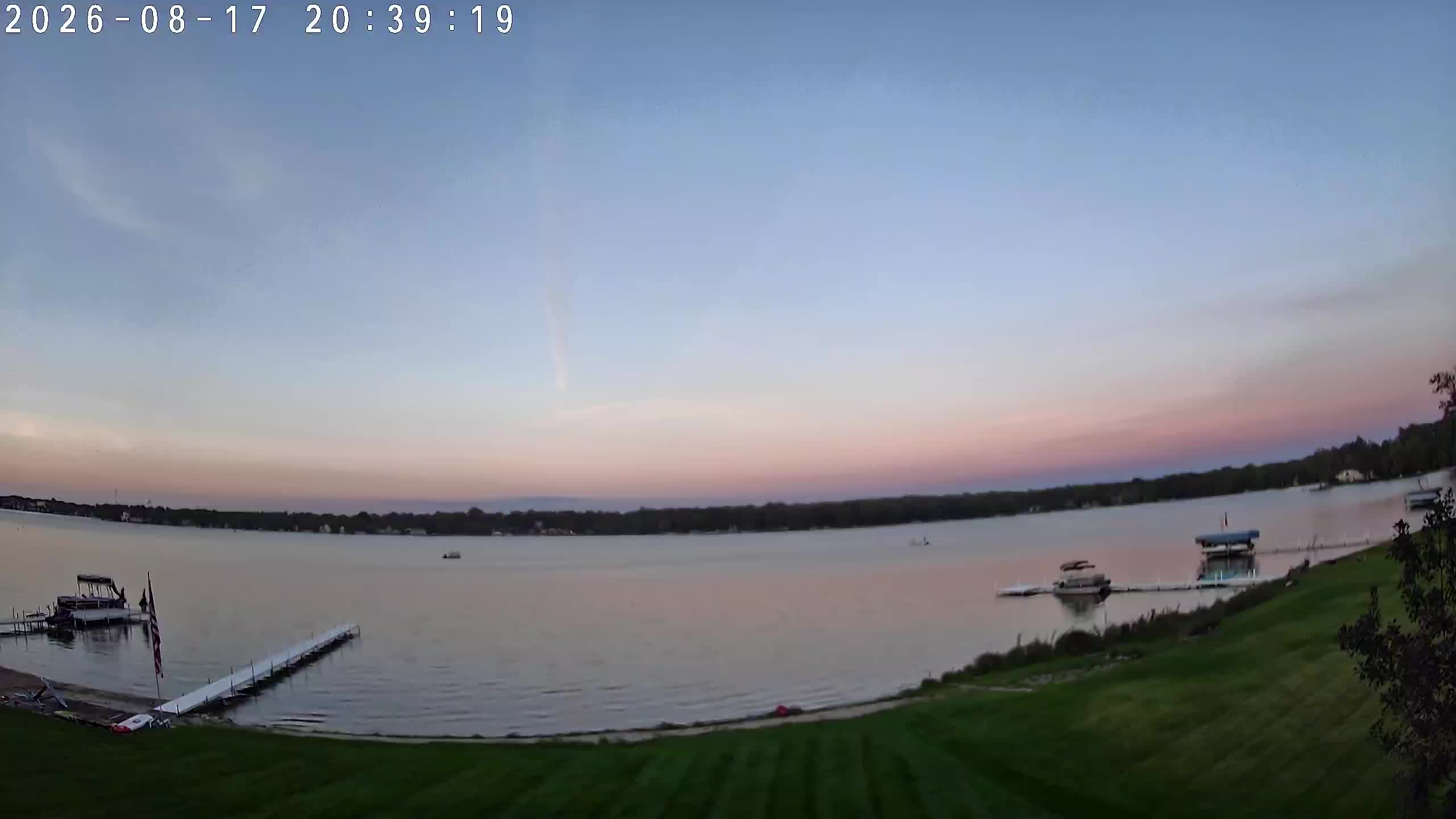 Winona Lake Sunset — August 17, 2026