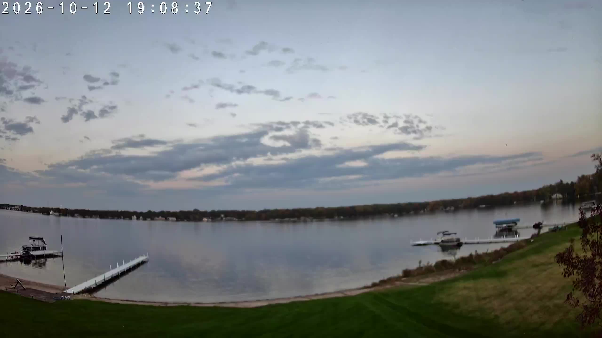 Winona Lake Sunset — October 12, 2026