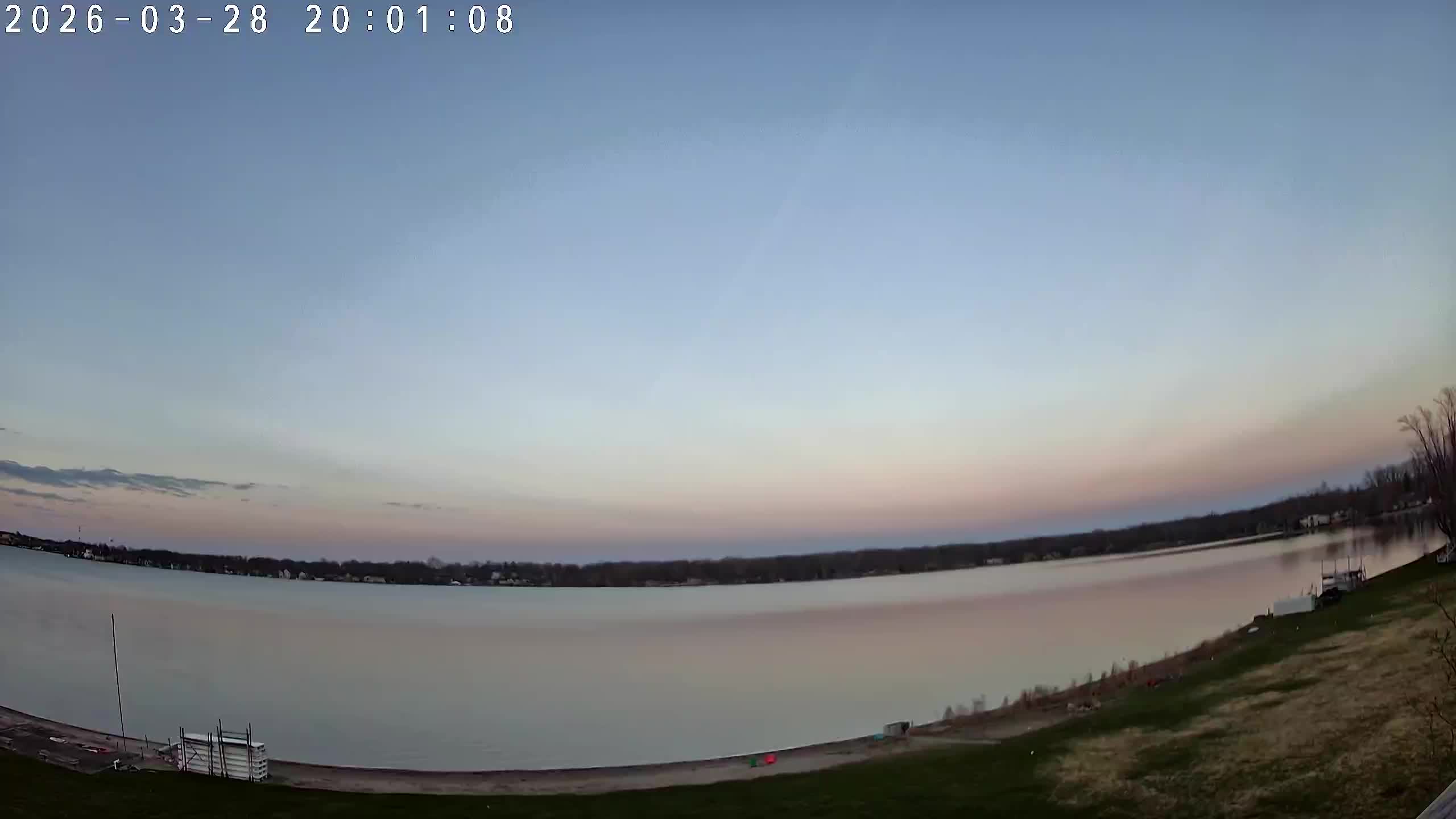 Winona Lake Sunset — March 28, 2026