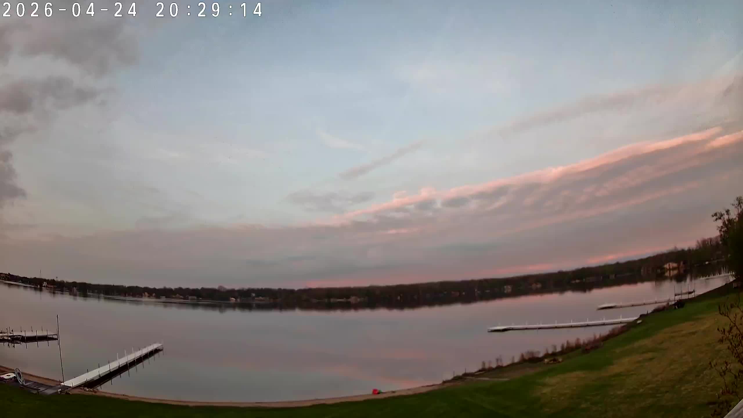 Winona Lake Sunset — April 24, 2026