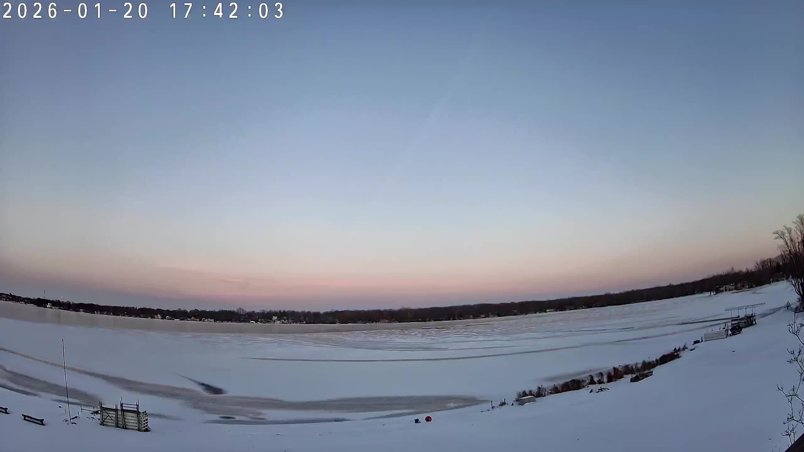 Winona Lake Sunset — January 20, 2026